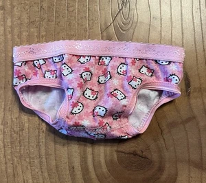 Build A Bear Teddy Retired Hello Kitty Pink Pants Knickers Undies Undibear NICE! - Picture 1 of 7