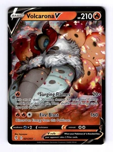 Volcarona V Evolving Skies #21 (2021) Rare Holo V NM Pokemon - Picture 1 of 2
