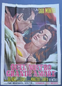 MANIFESTO poster 4F QUEL NOSTRO GRANDE AMORE 1966 Sara Montiel  CASARO U88 - Picture 1 of 8