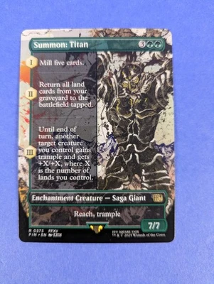 MTG Magic: FINAL FANTASY: Summon: Titan #0373 Rare - NM - Image 1 of 2
