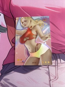 Tarjeta de papel aluminio rara WAIFU Goddess Of Power Tsunade BP. Sexy Anime Girl Story - Imagen 1 de 1