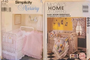 McCalls/Simplicity Decoración del Hogar Bebé Guardería Patrones - Juego de 2 - Imagen 1 de 10