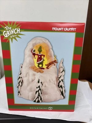 Department 56 Dr Seuss Grinch Village My. Crumpit Lighted Figurine Brand New 402