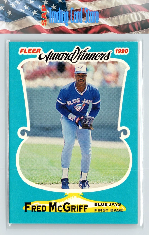 1990 Fleer Award Winners #22 Fred McGriff - Image 1 of 2
