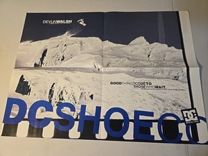 Devun Walsh DC Shoes Snowboard Poster Vintage 90's 21.5" x 16" - Picture 1 of 2