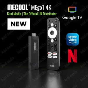 Mecool MEgo1 4K - UHD Google TV 12 Stick Netflix 4K Certified – Powerful RTD1325 - Picture 1 of 4