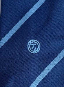 T I Tubes tie vintage 1960s Tube Investments company logo - Picture 1 of 3