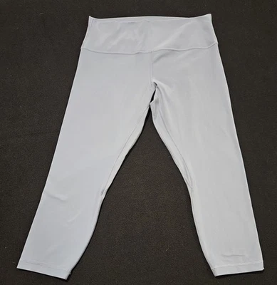 "Leggings Lululemon Align tiro alto recortados 23"" talla 14 azul pastel" Foto 1 de 4