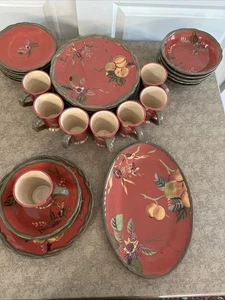 8er Set Tracy Porter Geschirr Octavia Hill Dinner & Salatteller Schüsseln & Tassen - Bild 1 von 21