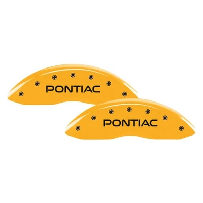 For Pontiac Solstice 06-09 Caliper Covers Gloss Yellow Caliper Covers w Pontiac Foto 1 de 2