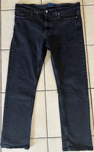 Mens RM Williams Black Jeans TJ275 Size 42/32 - Imagen 1 de 11