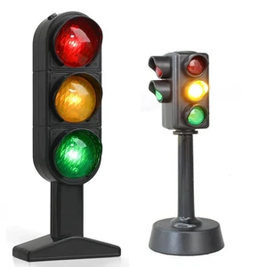 1 Stück Ampelschilder Spielzeug Ampel Lampenfuß Simulation Straßenlaterne Sicherheit - Bild 1 von 16