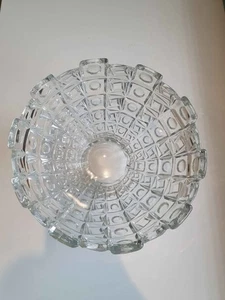 1930's Art Deco, Glass Pedestal Bowl By Libochovice - Picture 1 of 5