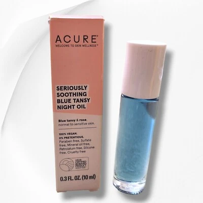 Aceite de noche Acure Seriously calmante azul tanaceto (0,3 fl/10 ml) Foto 1 de 4