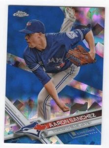 2017 Topps Chrom Saphir Edition Druckauflage 250 Aaron Sanchez #586 Torontoblau - Bild 1 von 2