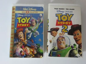  Disney's Toy Story 1 (1995) and Toy Story 2 (2000) VHS Tapes Lot 2 #19947/19542 - Picture 1 of 8