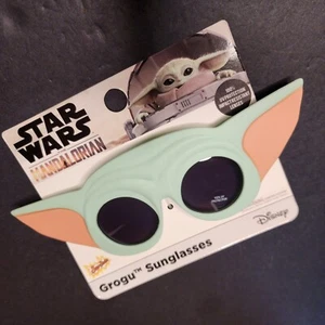 Star Wars The Mandalorian Grogu Kids Sunglasses Sun-Staches 100% UV Protection - Picture 1 of 3