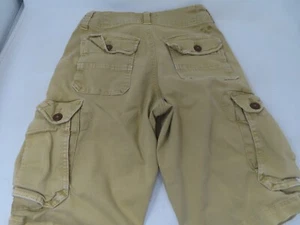 AMERICAN EAGLE Shorts Boy's 26 Khaki Classic Length Cargo - Picture 1 of 4