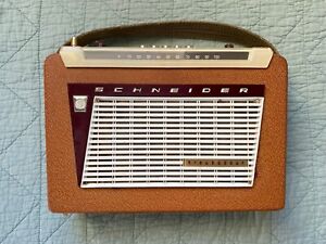 Rare poste récepteur radio TSF Schneider Troubadour FM