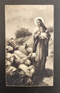 Antico Santino Cromolitografico Gesù Pastore BN Anno 1934 - Picture 1 of 2