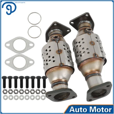 Convertidor catalítico delantero 2 piezas para 05-12 Nissan Frontier/Xterra/Pathfinder 4,0 L Foto 1 de 4