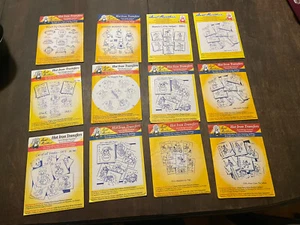 Vintage Aunt Martha's Hot Iron Transfers Lot of 12 Embroidery Needlepoint - Picture 1 of 3