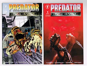 PREDATOR RACE WAR #0 & #1 DARK HORSE COMICS 1993 NM+ UNREAD SCI-FI MONSTERS - Picture 1 of 2