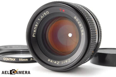 【NEAR MINT】 Contax Carl Zeiss Planar T* 50mm f/1.4 AEJ Lens C/Y Mount JAPAN - Image 1 of 4