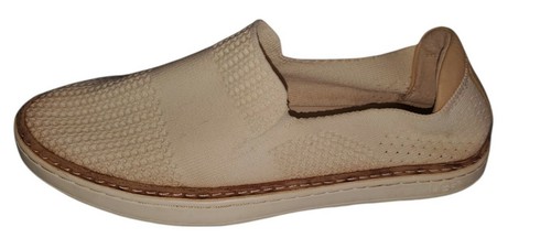 Mocassini Ugg in maglia slip on casual sneakers panna (1016756) donna taglia 7 5 (Rck)