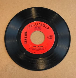 SANTANA EVIL WAYS/WAITING COLUMBIA 45 45069 - Picture 1 of 2