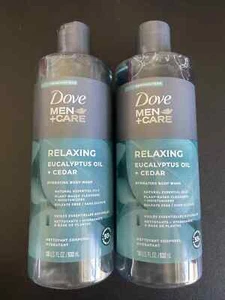 Lote de 2 Jabón Corporal Hidratante Relajante Dove Men+Care Eucalipto Cedro 18 OZ - Imagen 1 de 1
