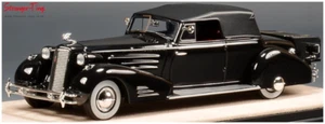 GLM Cadillac 452D V16 Victoria Black Cabrio Coupe Closed Roof 1934 - Picture 1 of 1