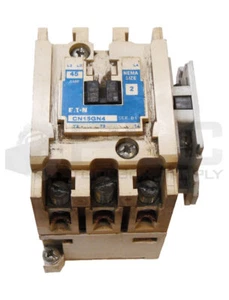 EATON CN15GN4 /B1 CONTACTOR 45A SIZE 2 W/ C320KGS1 /A2 AUXILIARY CONTACT - Picture 1 of 6