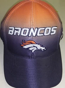Vintage Denver Broncos TriColor Canvas Acrylic Wool VelcroHat NFL PUMA OSFA NEW - Picture 1 of 7