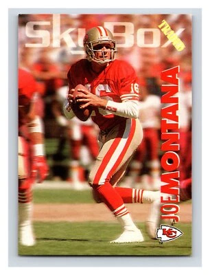 SkyBox Impact #139 Joe Montana 1993 láminas de color casi como nuevo Foto 1 de 2