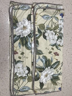 "Juego de 2 fundas de almohada EC Williamsburg Waverly Magnolia tamaño king 41""x25""" Foto 1 de 4