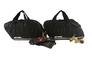 Koffer Innentaschen passend für Harley-Davidson Road King mit Leder-Koffern NEU - Bild 1 von 7