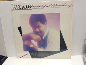 EARL KLUGH - WISHFUL THINKING - VINYL RECORD LP shrink NM album jazz - Picture 1 of 2