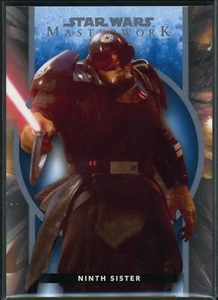 2022 Topps Star Wars Masterwork Azul Paralelo 87 Novena Hermana - Imagen 1 de 2