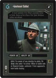 Teniente Cabbel (Hoth-Limited) | Descifrador Star Wars CCG | Casi nuevo/LP - Imagen 1 de 1