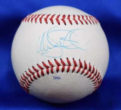 Mickey Tettleton Beckett BAS Autógrafo Oficial Liga Firmado Béisbol Foto 1 de 2