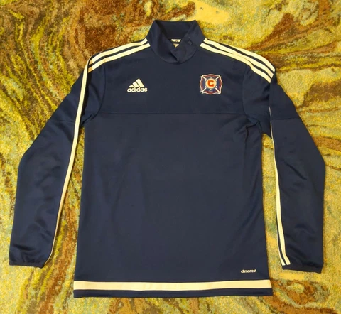 Chicago Fire SC (Medium) Training Prematch Pullover Track Jacket Jersey MLS Cover