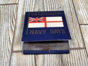 Portsmouth Navy Days Matchbook - Retro Item Collectable - Empty Book - Picture 1 of 4