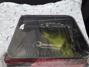 Snap-on NEW OXKRM707 7PC Metric Short Ratcheting Combination Box End Wrench Set - Picture 1 of 2