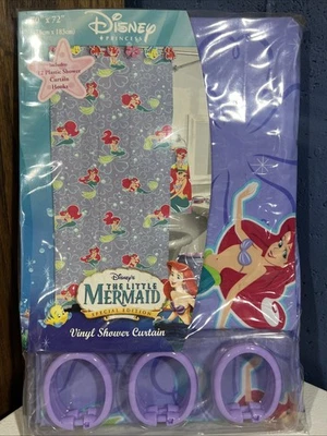 Cortina de Ducha Vinilo Edición Especial Disney’s La Sirenita De Colección Nueva Foto 1 de 2