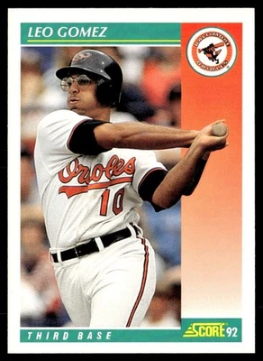 1992 Score Leo Gomez Baltimore Orioles #240 - Image 1 of 2