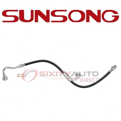 Sunsong Front Left Brake Hydraulic Hose for 1987-1988 Chevrolet R20 Suburban vg - Image 1 of 4