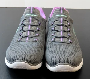 Skechers Shoes Womens Size 7 Memory Foam Wide Comfort Walking 149206W - Picture 1 of 8
