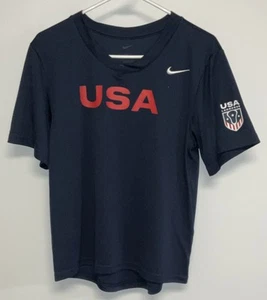 Nike USA Lacrosse Short Sleeve T-Shirt Youth Extra-Large Blue. 11882 - Picture 1 of 3