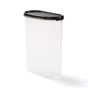 New Tupperware Modular Mates Oval # 4 with Black Plain Seal 2.3L Container - Bild 1 von 1